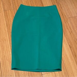 The Limited Kelly Green, Lined Pencil Skirt